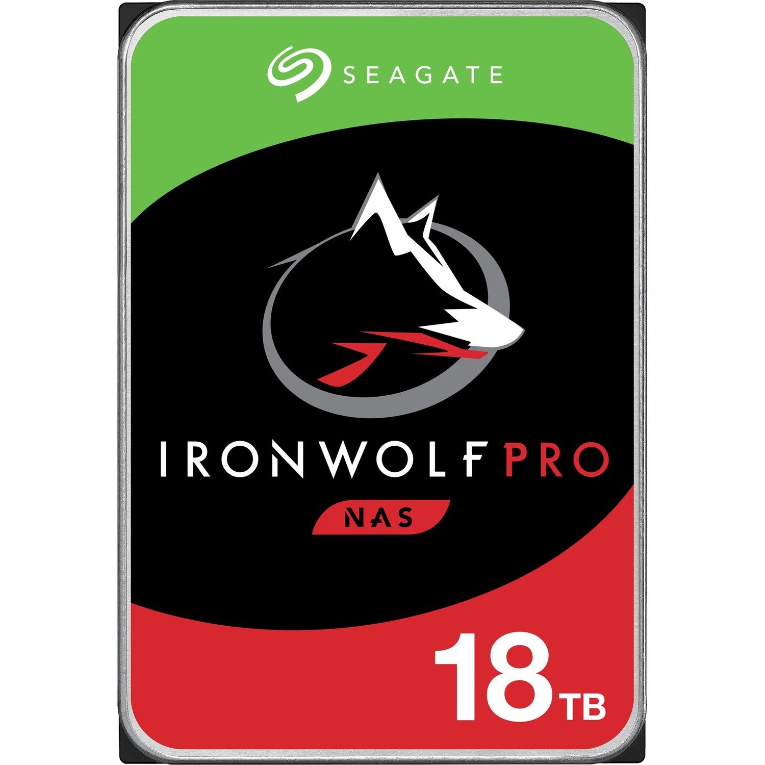 Seagate IronWolf Pro ST18000NE000 18 TB Hard Drive - 3.5" Internal - SATA (SATA/600) - Conventional Magnetic Recording (CMR) Method