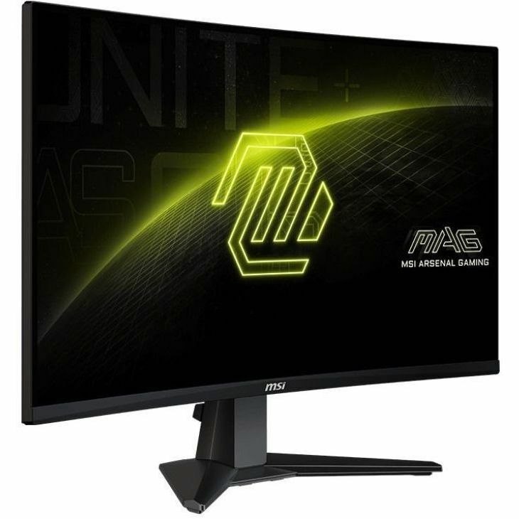 MSI MAG 27C6X 27" Class Full HD Curved Screen Gaming LED Monitor - 16:9 - Metallic Black