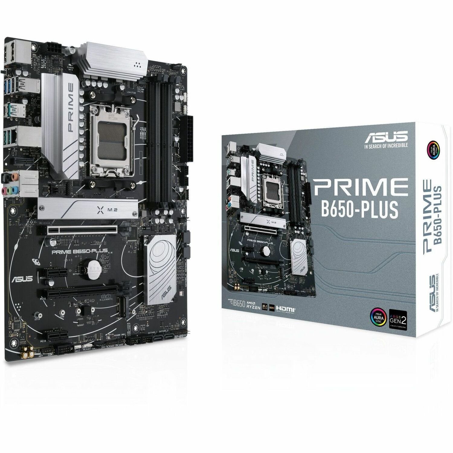 Asus Prime B650-PLUS Desktop Motherboard - AMD B650 Chipset - Socket AM5 - ATX