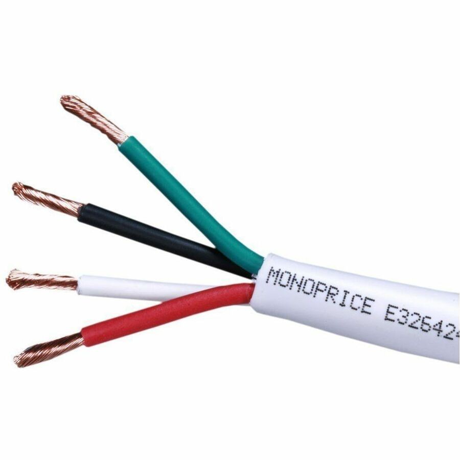 Monoprice CL3 Rated 4-Conduct Speaker Wire_ 1000FT
