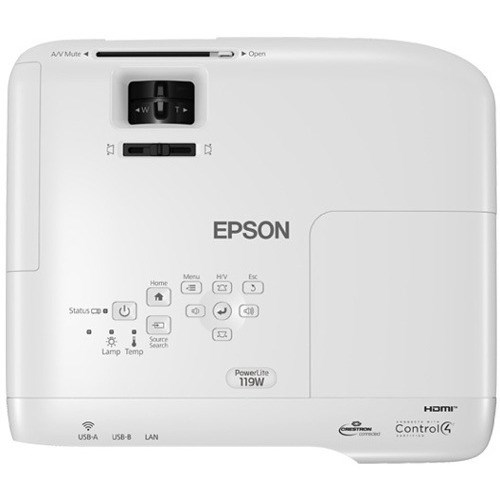 Epson PowerLite 119W LCD Projector - 4:3 - Ceiling Mountable