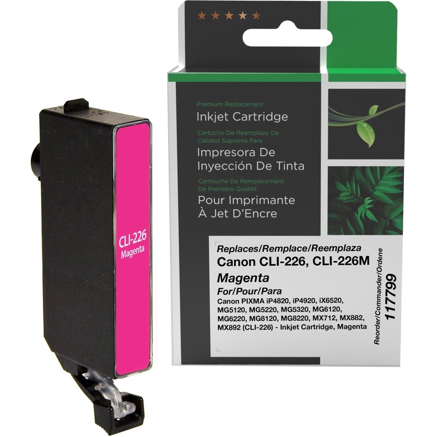 Clover Imaging Remanufactured Magenta Ink Cartridge for Canon CLI-226 (4548B001)