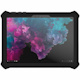 The Joy Factory aXtion Go MP Rugged Carrying Case Microsoft Surface Go, Surface Go 2, Surface Go 3, Surface Go 4 Tablet, Credit Card, Card Reader - Black, Transparent