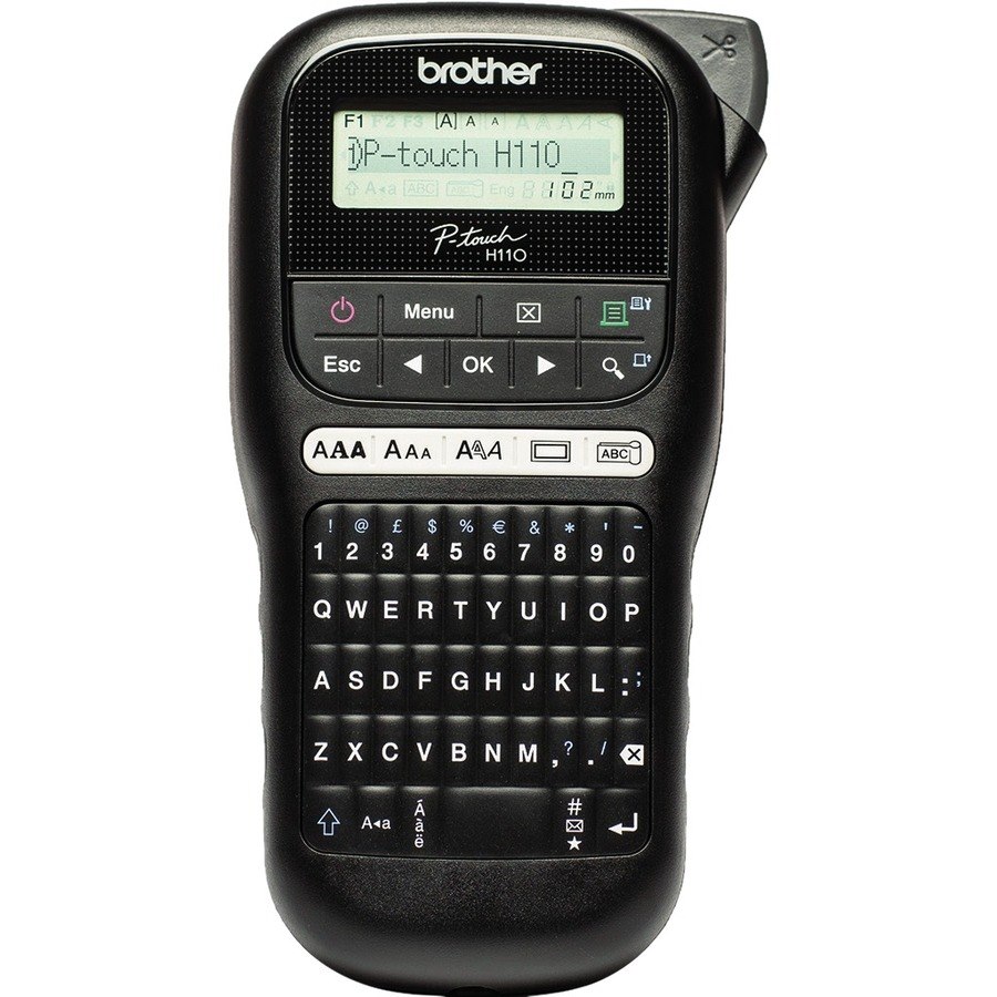 Brother PTH110BK Compact Handheld Label Printer