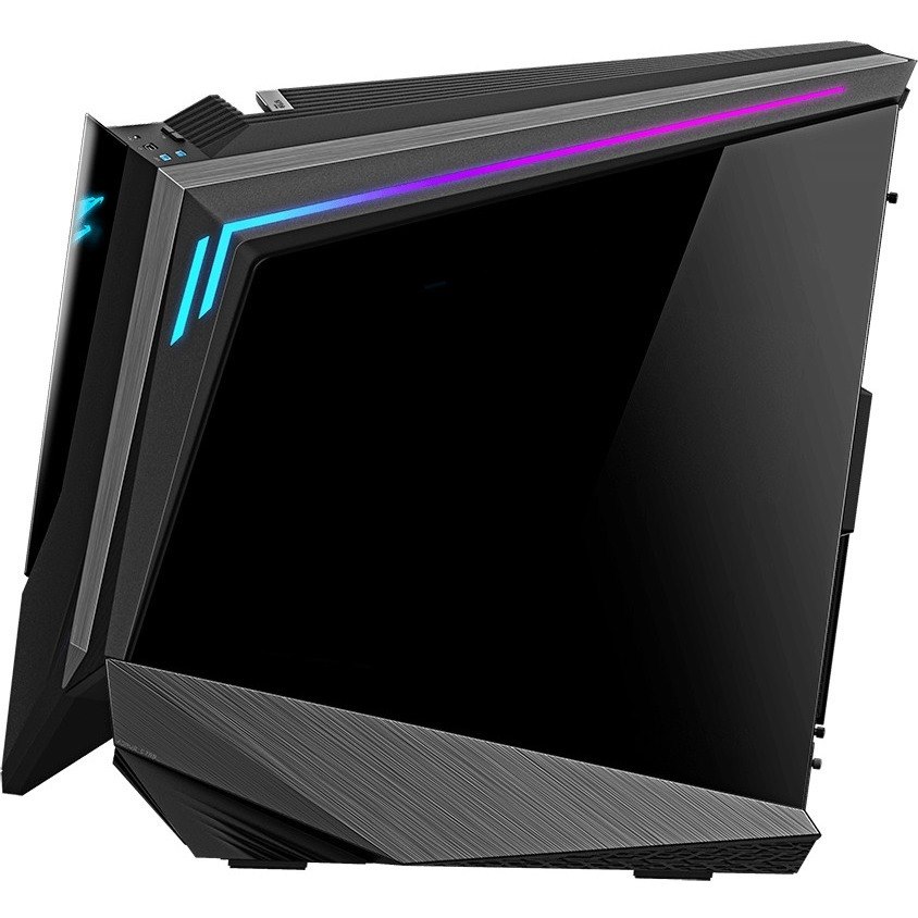 GIGABYTE C700 Gamingcomputerkast - ATX, EATX, Mini ITX, Micro ATX Motherboard Supported - Full-tower - Glas, Plastic, Staal, Aluminium - Zwart