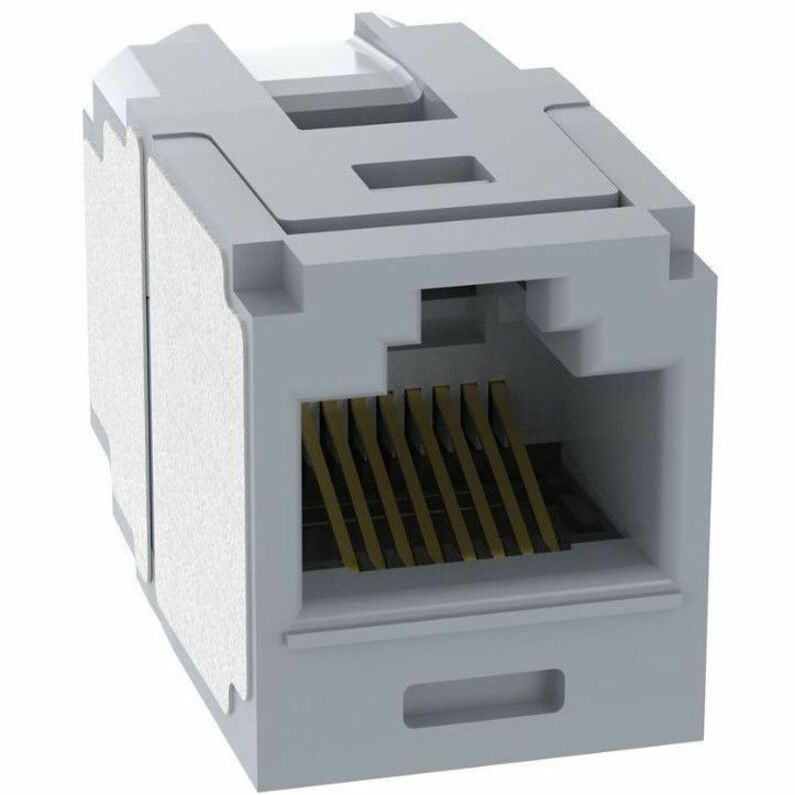 PanNet Mini-Com UTP RJ45 Cat 6A Coupler Module, Int'l Gray