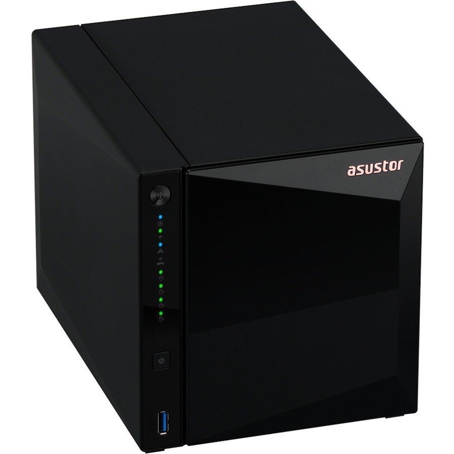 Asustor Drivestor 4 Pro Gen2 AS3304T v2, 4 Bay NAS, 1.7GHz Quad-Core, 2.5GbE Port, 2GB RAM DDR4, Small Home Media Server, Network Attached Storage(Diskless)