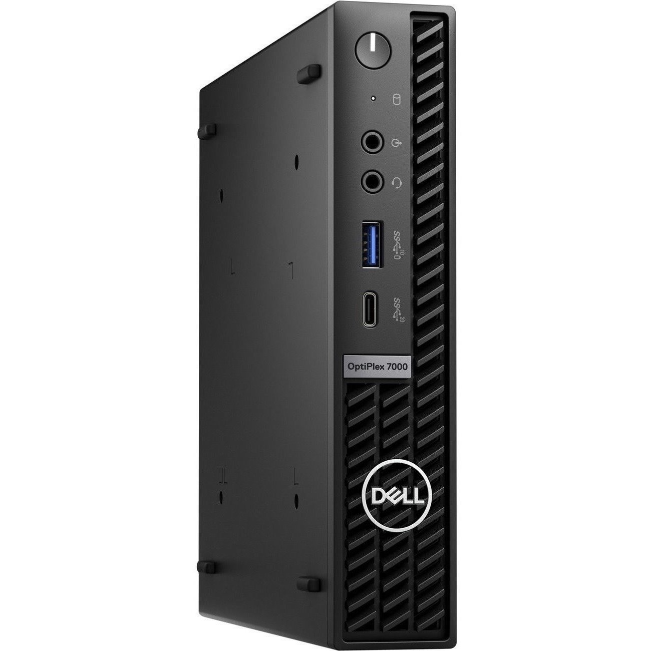 Dell OptiPlex 7000 Desktop Computer - Intel Core i5 12th Gen i5-12500T - vPro Technology - 16 GB - 256 GB SSD - Micro PC - Black