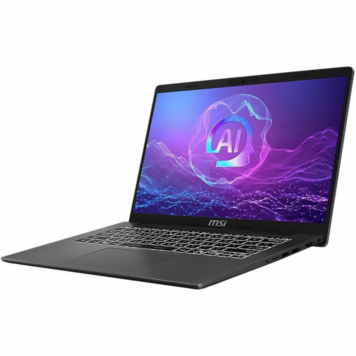MSI Modern A14 AI F2HM Modern A14 AI F2HMG-003AU 14" Notebook - Full HD - AMD Ryzen 5 220 - 16 GB - 512 GB SSD - Platinum Grey