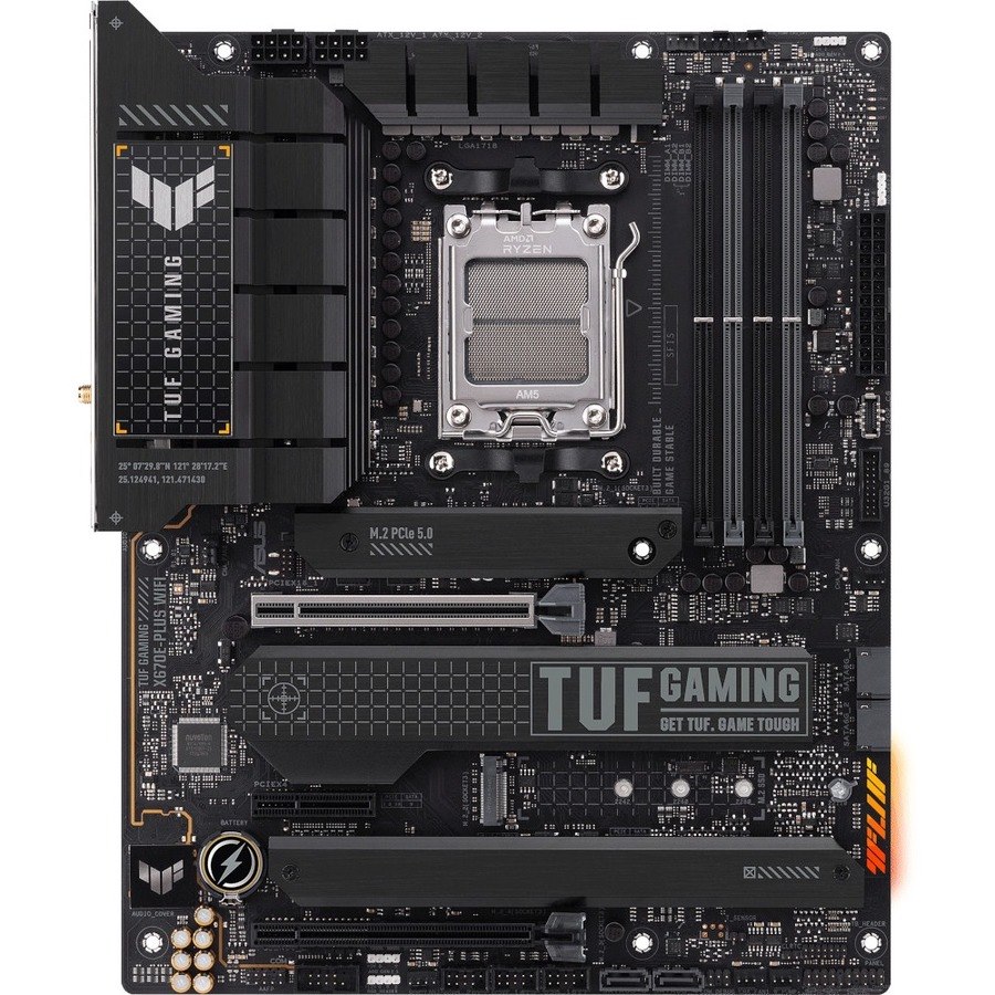 TUF GAMING X670E-PLUS WIFI Gaming Desktop Motherboard - AMD X670 Chipset - Socket AM5 - ATX