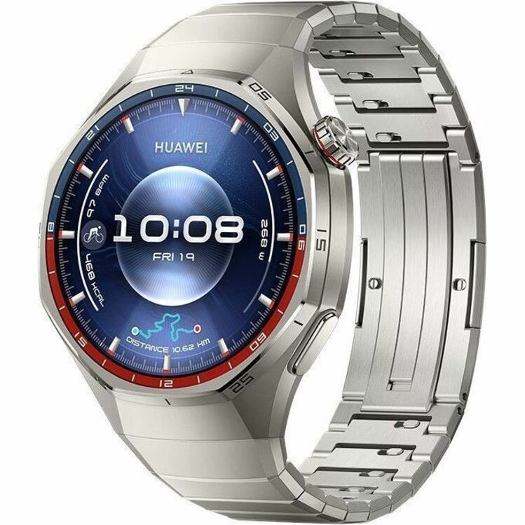 Huawei WATCH GT 6 Pro Smart Watch - 45.60 mm Case Height - 45.60 mm Case Width - Titanium Body Color - Titanium Band Color - Titanium Alloy Case Material - Titanium Band Material