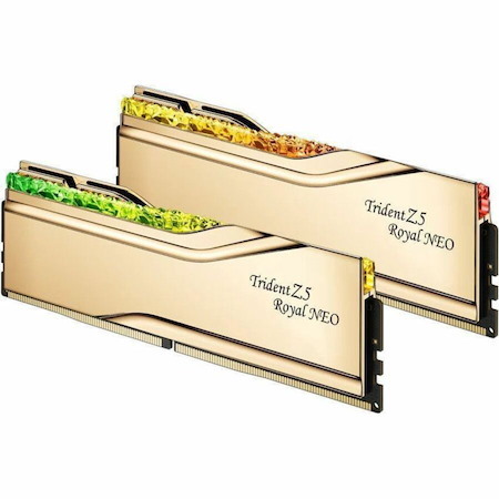 G.SKILL Trident Z5 Royal Neo RAM Module for Motherboard, Desktop PC, Gaming PC - 96 GB (2 x 48GB) - RGB - DDR5-6000/PC5-48000 DDR5 SDRAM - 6000 MHz - CL28 - 1.35 V