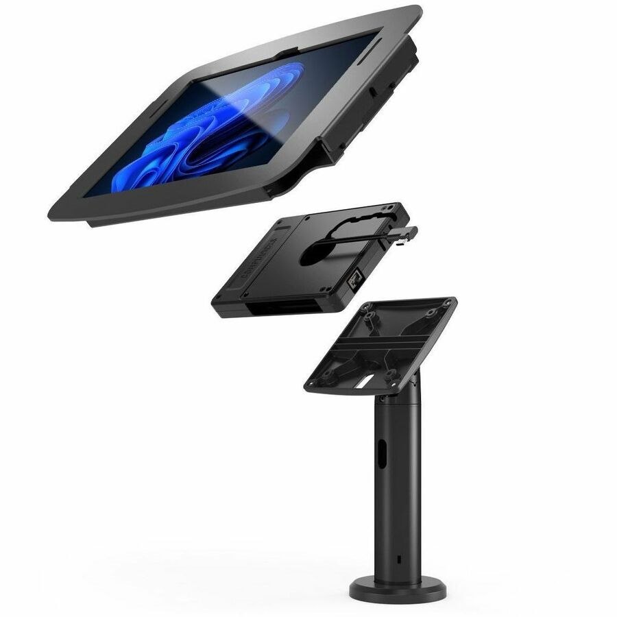 Compulocks Surface Go Space Enclosure Tilting Stand 8" Plus Hub