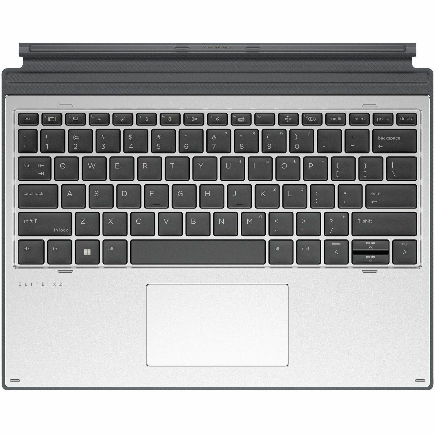HP Premium Keyboard - Compact - Docking Connectivity - Pogo Pin Interface - Trackpad - English (UK) - Silver