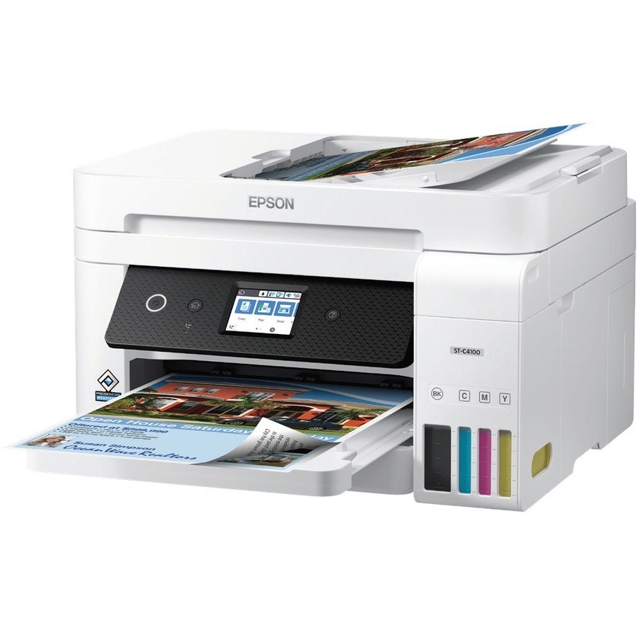 Epson WorkForce ST-C4100 Wireless Inkjet Multifunction Printer - Color