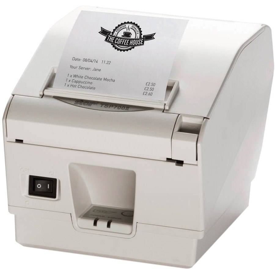 Star Micronics TSP700II TSP743IIL POS Network Thermal Label Print - Monochrome - Direct Thermal - 250 mm/s Mono - 406 x 203 dpi - Ethernet