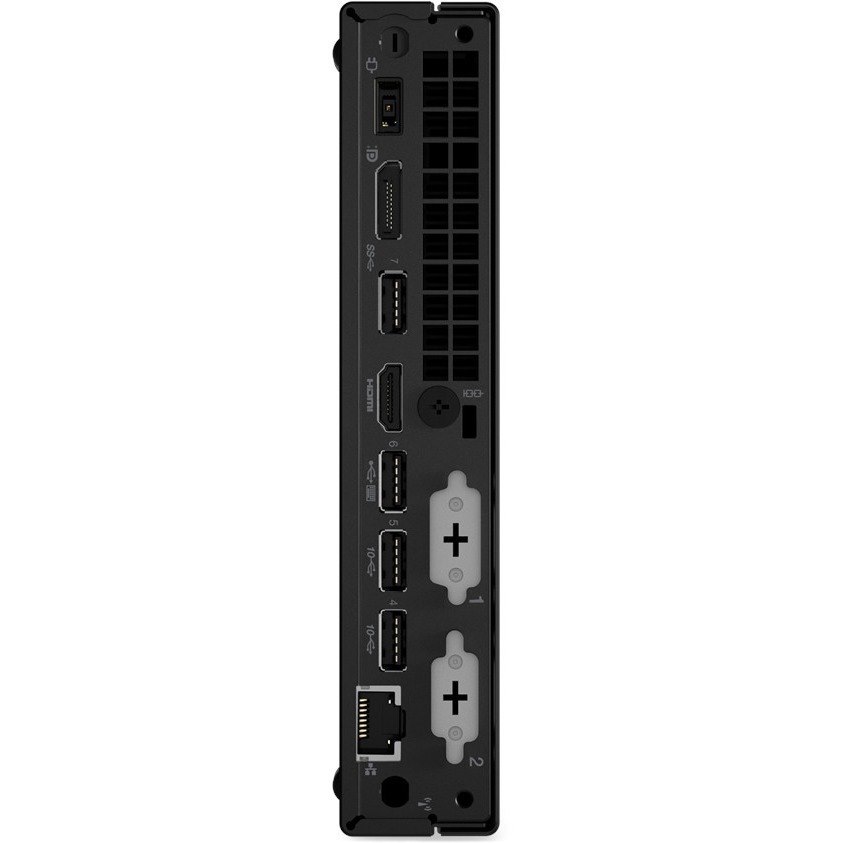 Lenovo ThinkCentre M70q Gen 3 11T300A5US Desktop Computer - Intel Core i5 12th Gen i5-12400T - 16 GB - 512 GB SSD - Tiny - Black