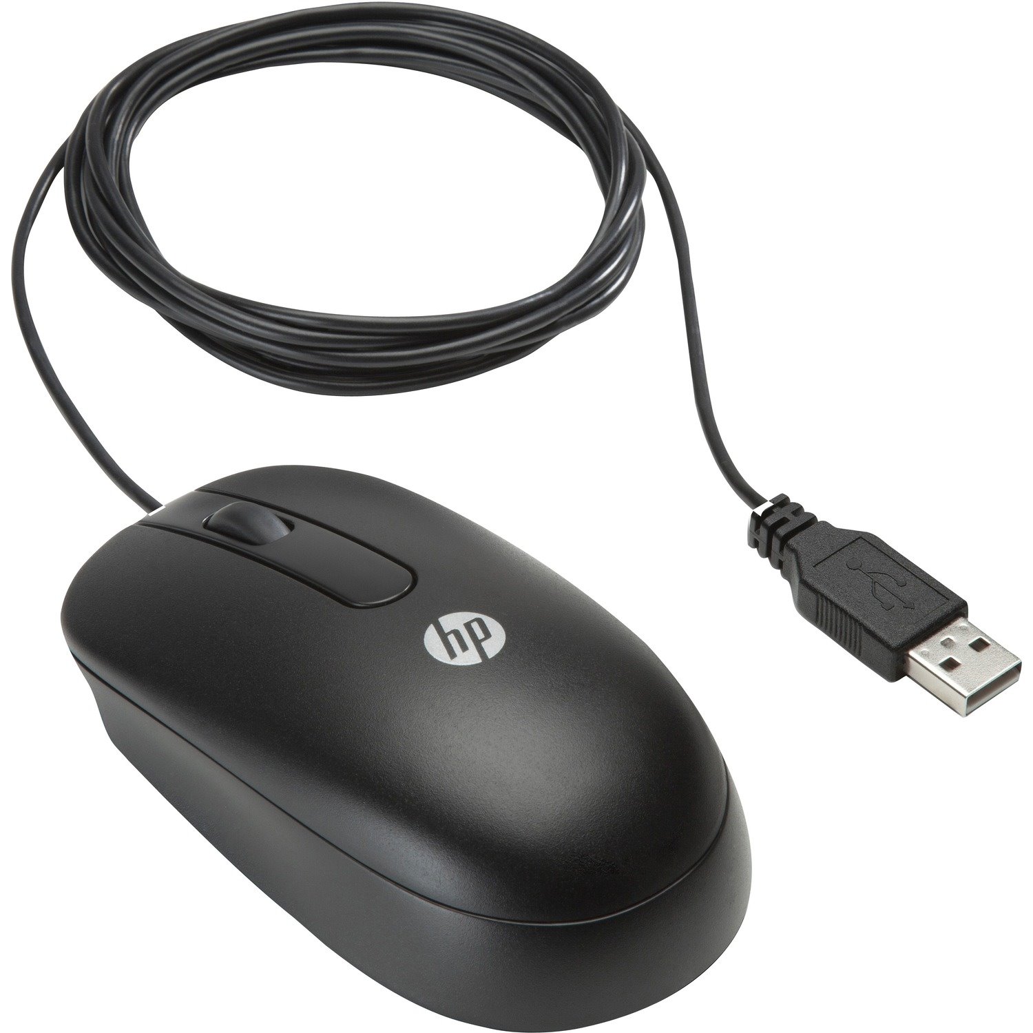 HP Mouse - USB - Laser - 3 Button(s) - Black - 1