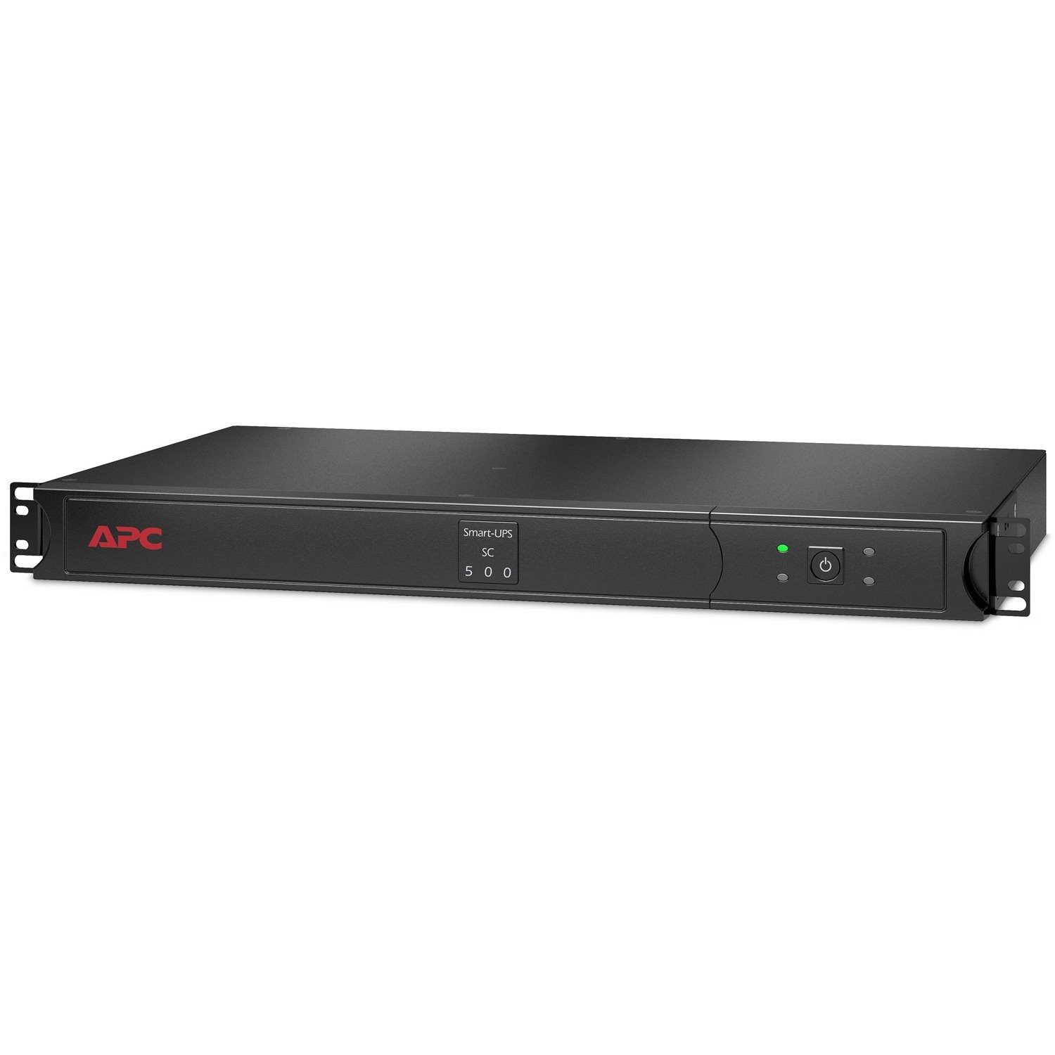 APC Smart-UPS, Line Interactive, 500VA, Rackmount 1U, 120V, 4x NEMA 5-15R outlets, Short Depth