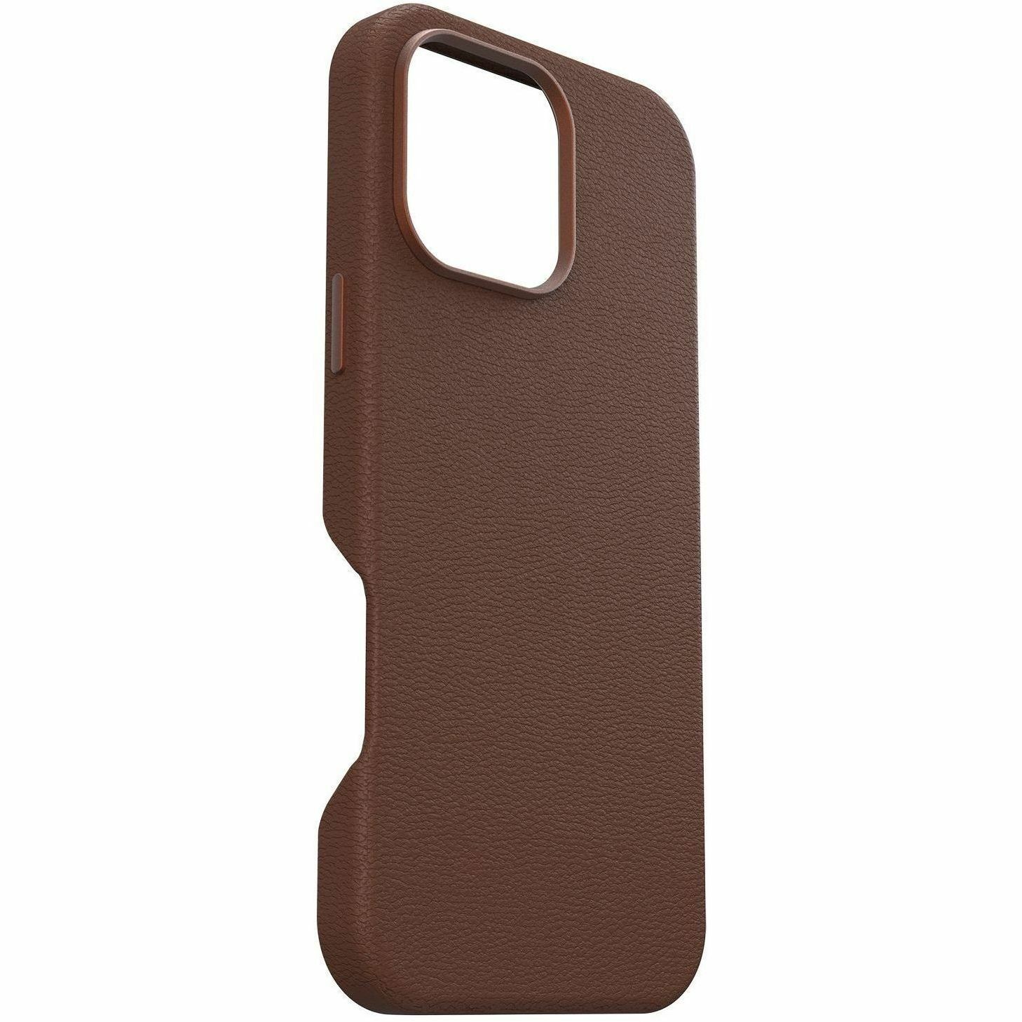 OtterBox Symmetry MagSafe Cactus Leather Apple iPhone 16 Pro Max (6.9') Case Brown - (77-96337),DROP+ 3X Military Standard, 7 Years Warranty