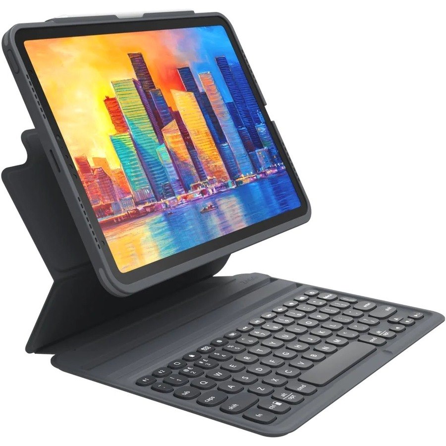 ZAGG Keyboard/Cover Case for 27.7 cm (10.9") Apple iPad Air (4th Generation) Tablet - Black/Grey