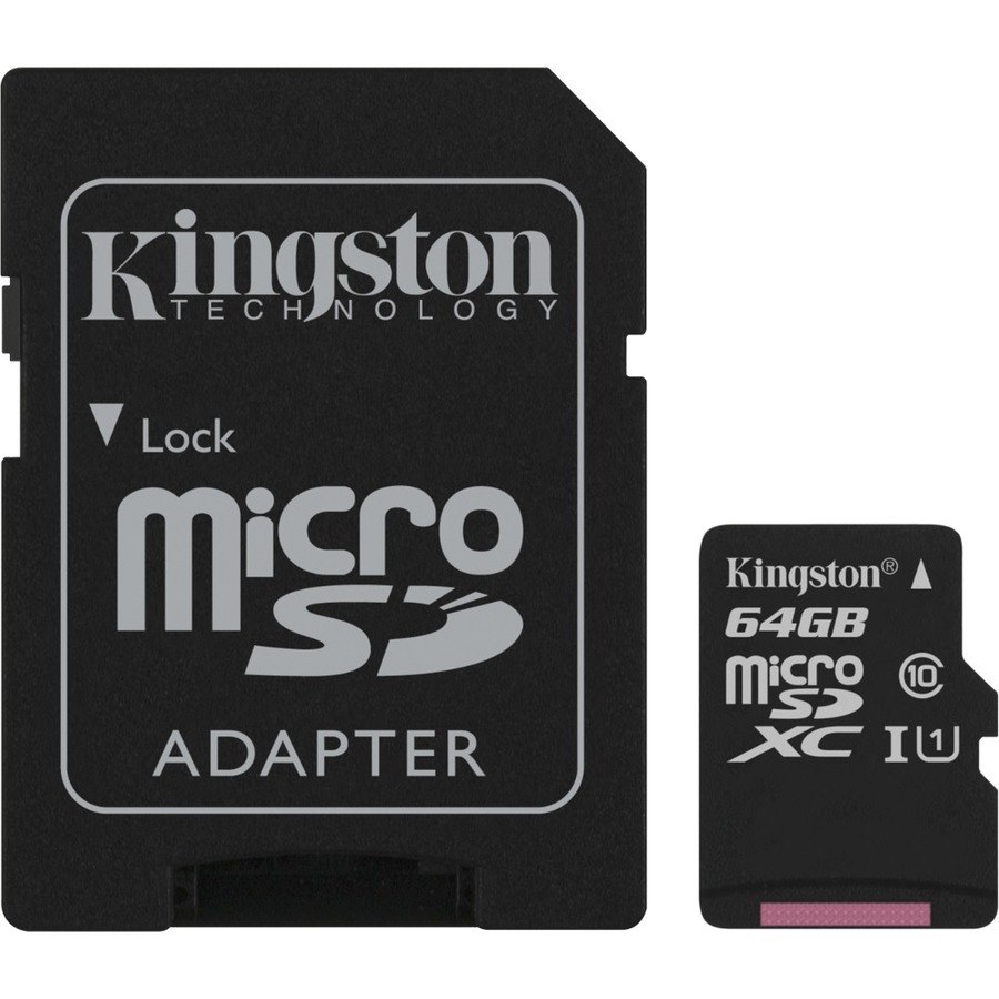 Kingston Canvas Select 64 GB Class 10/UHS-I (U1) microSDXC