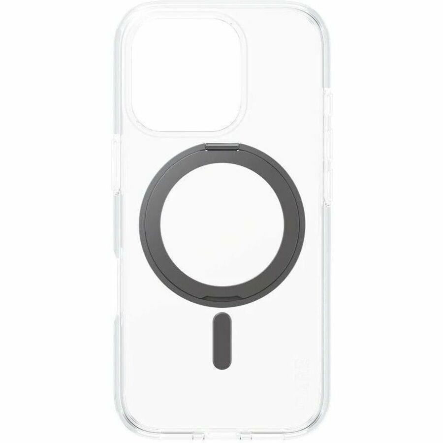 PanzerGlass Care BY ® Feature Case Transparent W. Black Kickstand & MagSafe iPhone 16 Pro Mobiele Telefoon Behuizingen Hoes Transparant ** New Retail **