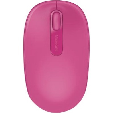 Microsoft Wireless Mobile 1850 Mouse - Radio Frequency - USB 2.0 - Optical - 3 Button(s) - Magenta