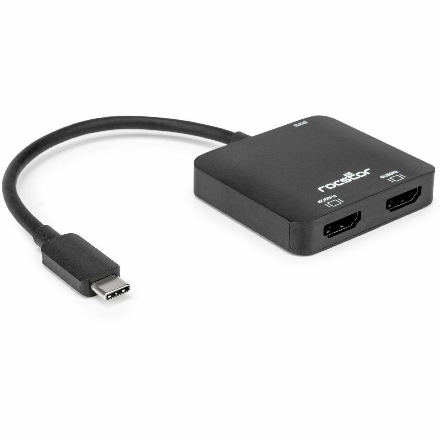 Rocstor Premium USB-C to Dual HDMI 4K@60Hz, 1x USB-C 100W Power Delivery PD