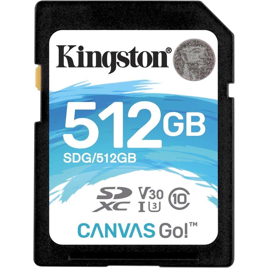 Kingston Canvas Go! 512 GB Class 10/UHS-I (U3) SDXC