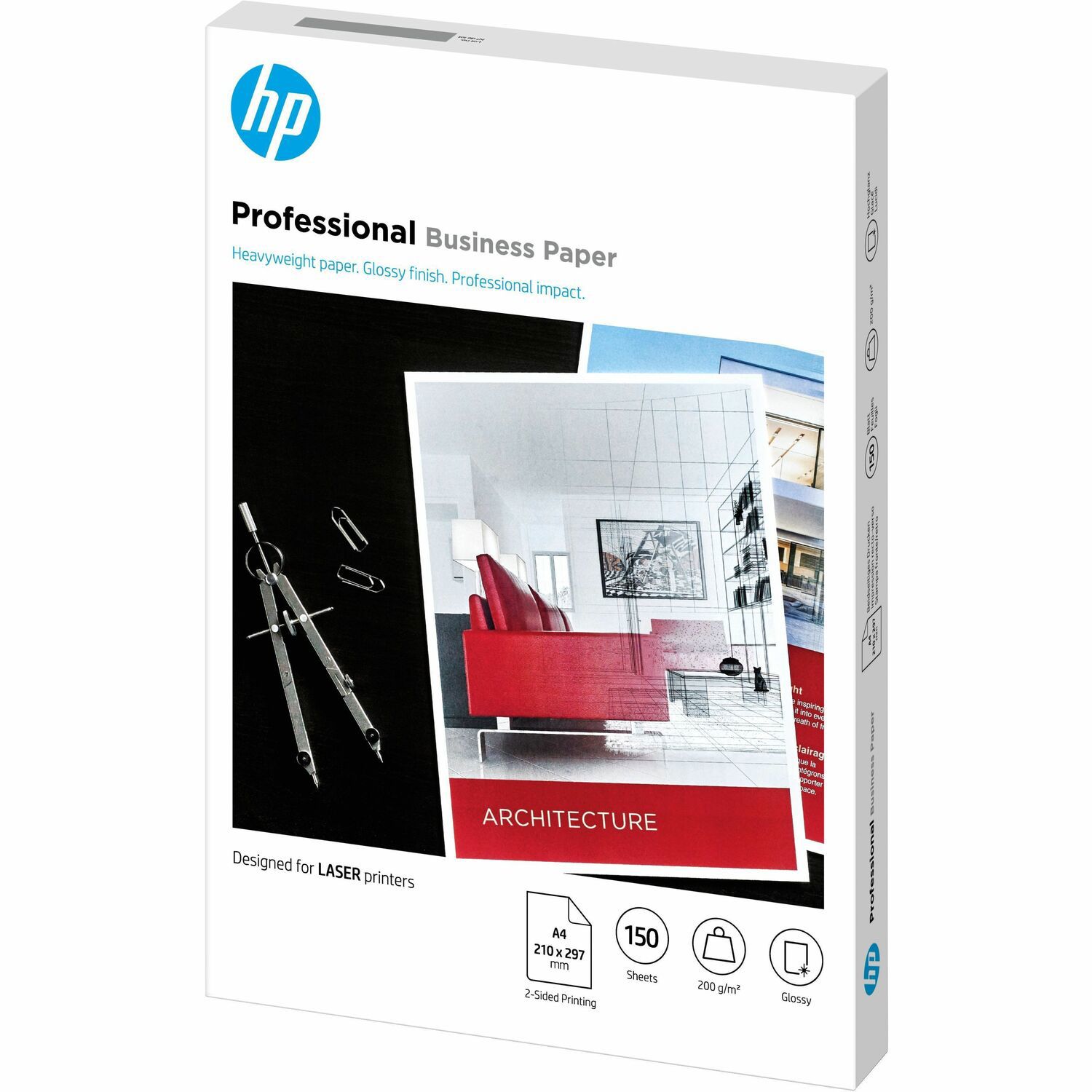 HP Professional Laser Kopieer- en multifunctioneel papier - Wit
