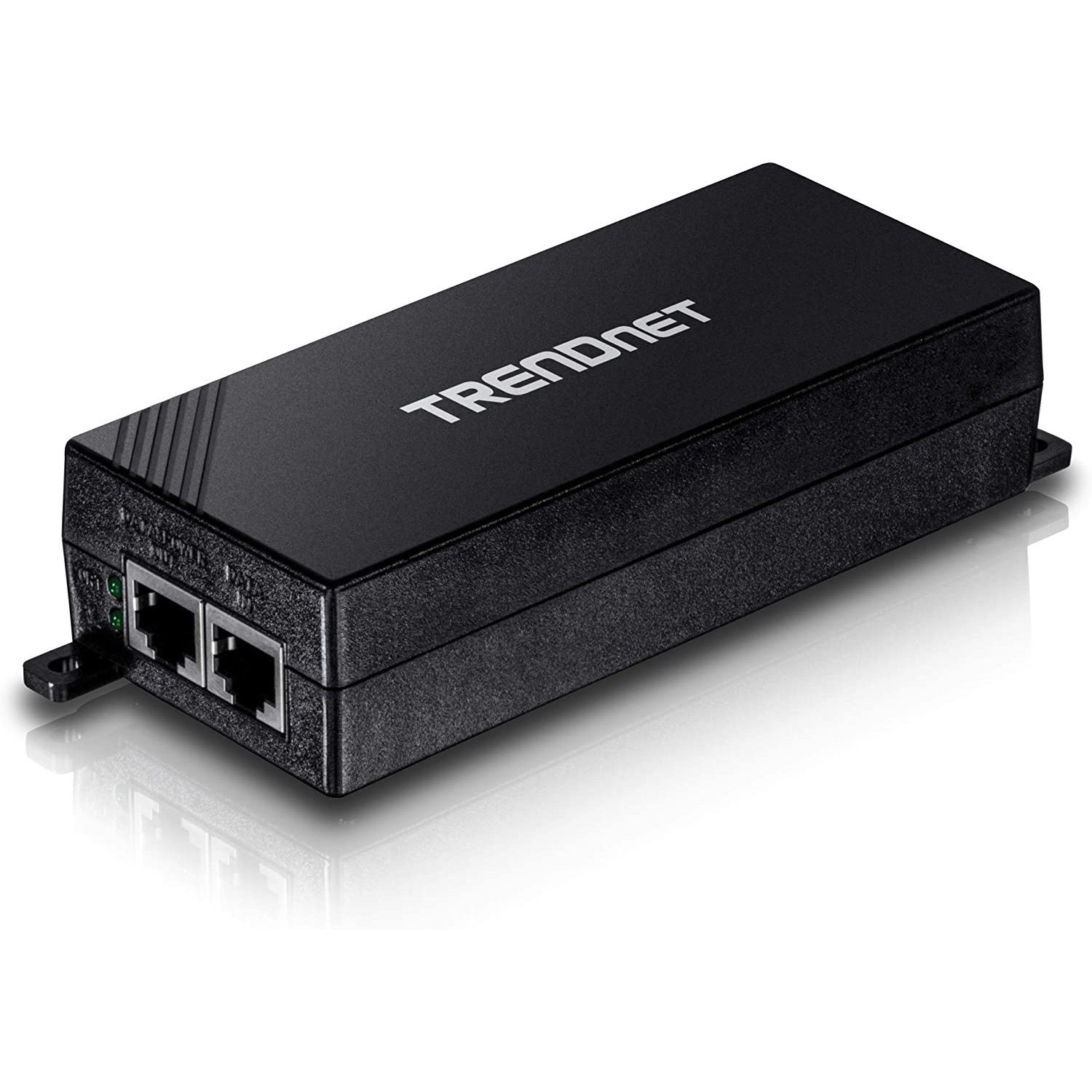 TRENDnet Gigabit Power Over Ethernet Plus Injector, Converts Non-Poe Gigabit To Poe+ Or PoE Gigabit, Supplies PoE (15.4W) Or PoE+ (30W) Power Network Distances Up To 100M (328 ft.), Black, TPE-115GI