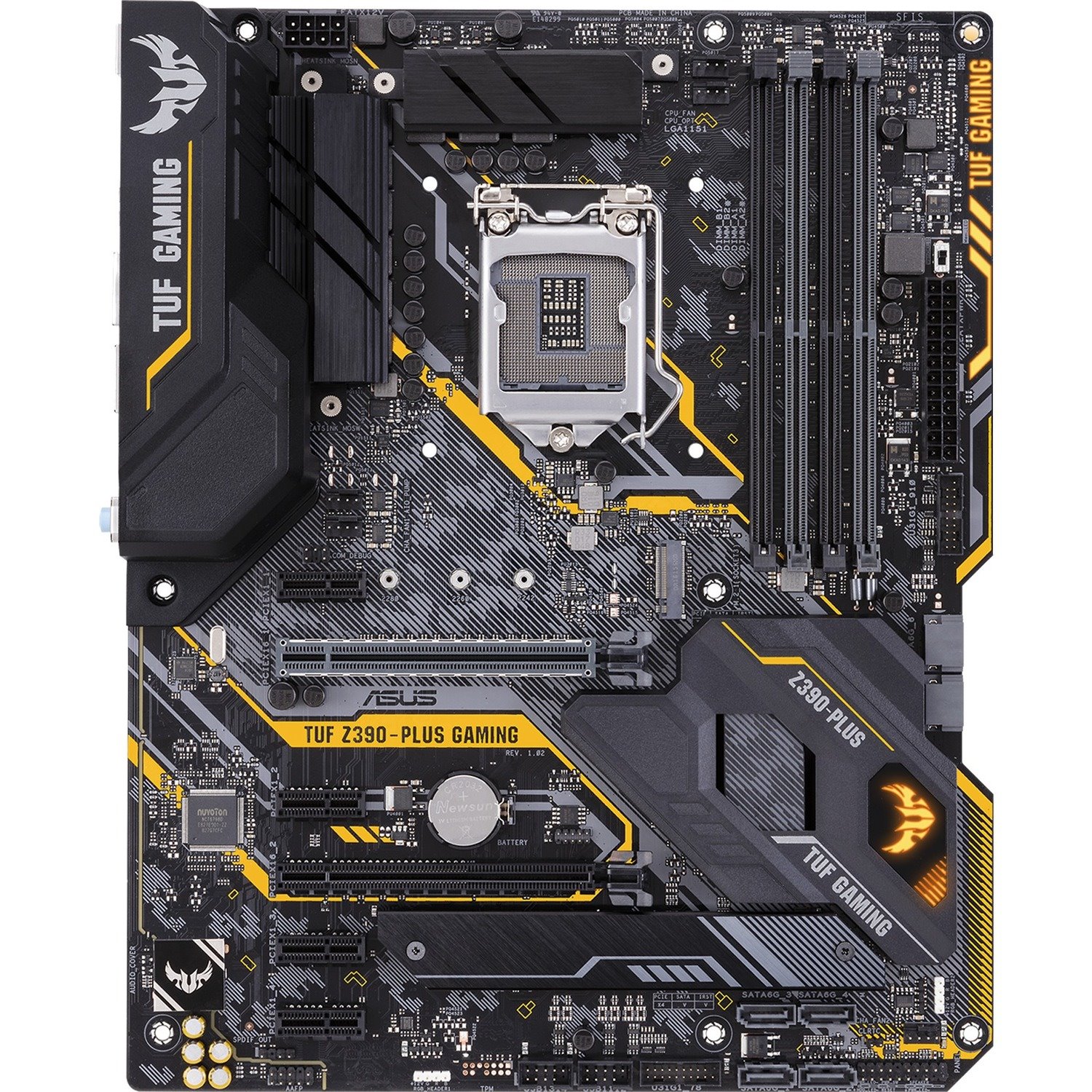 TUF Z390-PLUS GAMING (Wi-Fi) Desktop Motherboard - Intel Z390 Chipset - Socket H4 LGA-1151 - Intel Optane Memory Ready - ATX
