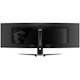 MSI MPG 491CQP QD-OLED 49" Class Dual Quad HD (DQHD) Curved Screen Gaming OLED Monitor - 32:9 - Metallic Black