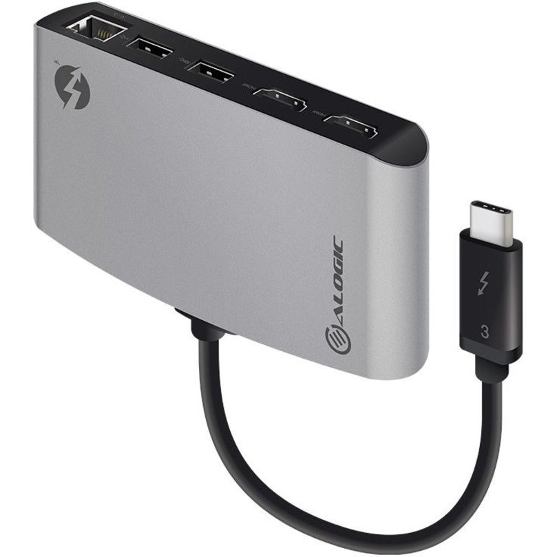 Alogic Thunderbolt 3 Docking Station for Notebook - Space Gray