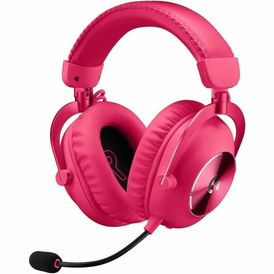 Logitech G LIGHTSPEED Wired/Wireless On-ear, Over-the-head Stereo Gaming Headset - Pink