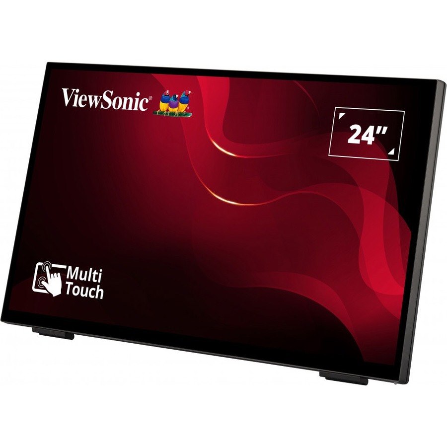 ViewSonic TD2465 24 Inch 1080p Touch Screen Monitor with Advanced Ergonomics, HDMI and USB Inputs