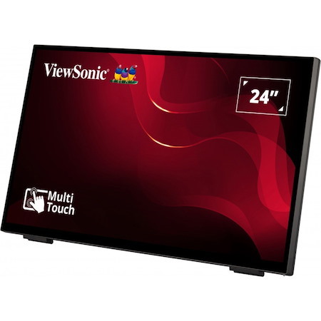 ViewSonic TD2465 24 Inch 1080p IPS Touch Screen Monitor with Advanced Ergonomics, HDMI and USB Inputs
