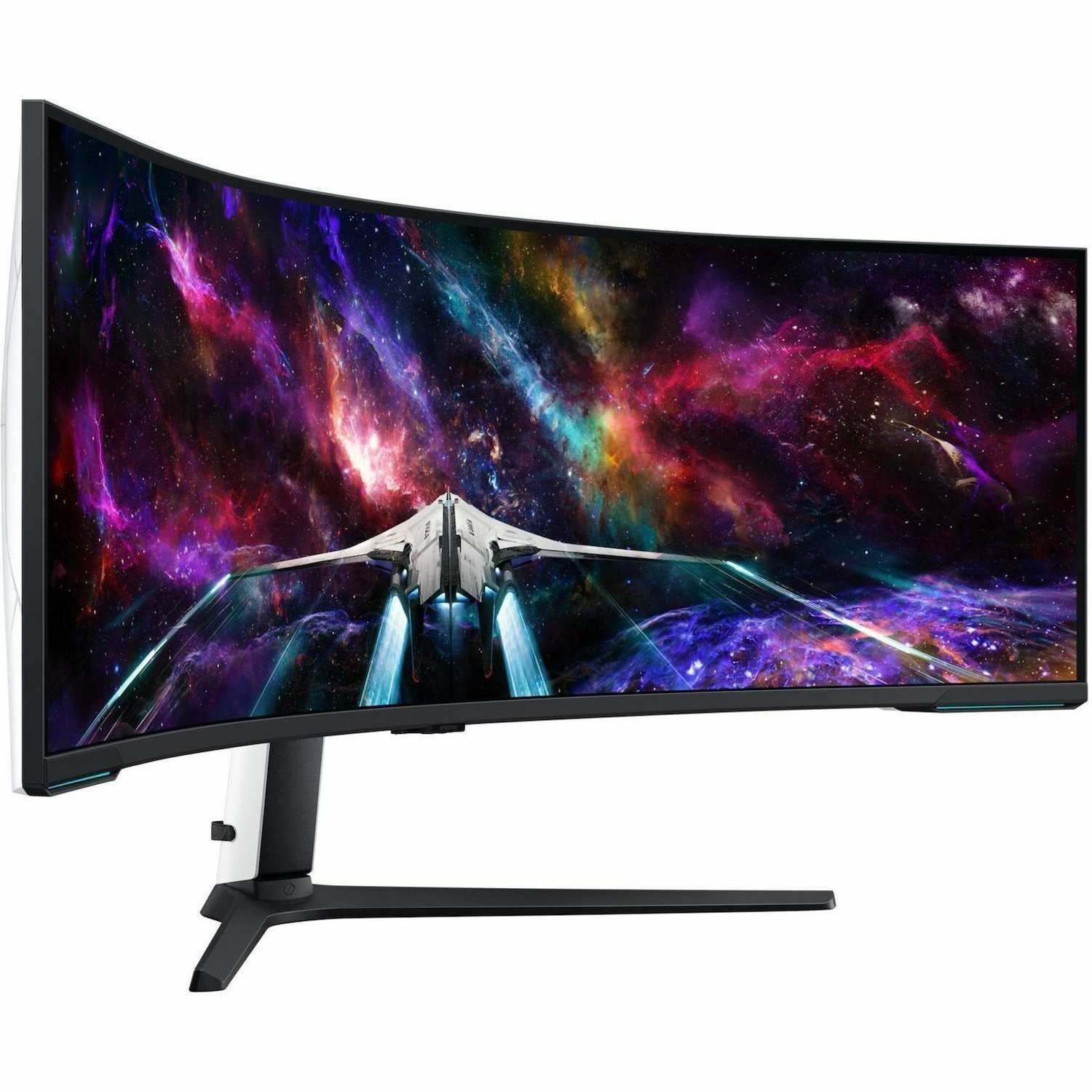 Samsung Odyssey Neo G9 S57CG952NN 57" Class DUHD Curved Screen Gaming LED Monitor - 32:9 - Black, White