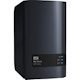 WD My Cloud EX2 Ultra WDBVBZ0040JCH 2 x Total Bays NAS Storage System - 4 TB HDD - Marvell Armada 385 385 Dual-core (2 Core) 1.30 GHz - 1 GB RAM - DDR3 SDRAM Desktop