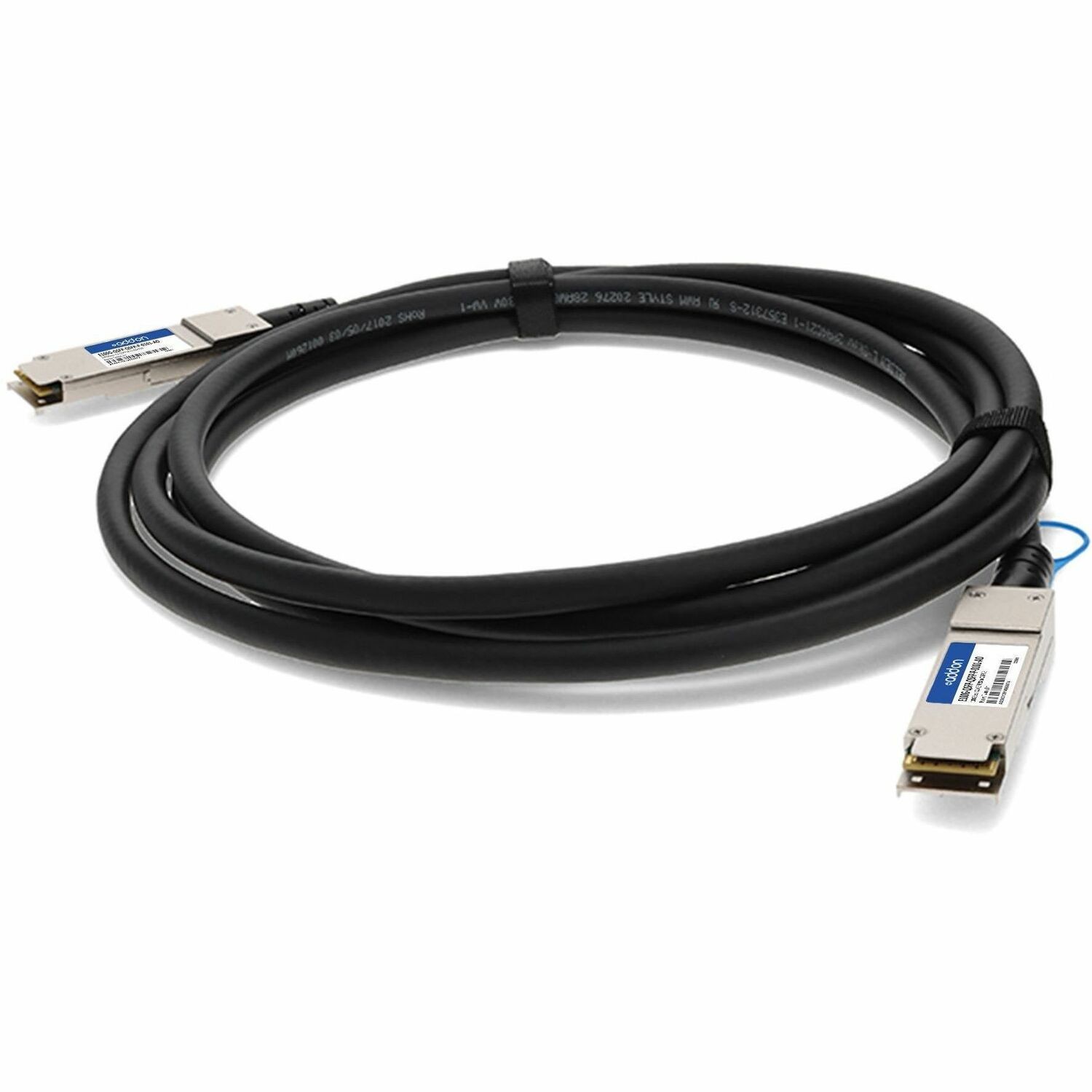 AddOn Ruckus Wireless&reg; Compatible TAA Compliant 100GBase-CU QSFP28 to QSFP28 Direct Attach Cable (Passive Twinax, 1m)