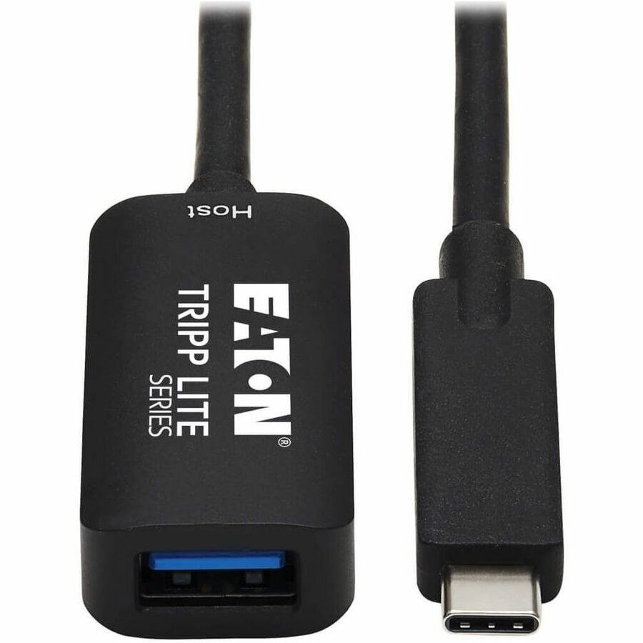 Eaton Tripp Lite Series USB 3.2 Gen 2 Active Extension Cable - USB-C to USB-A (M/F), 10 Gbps, Data Only, 5 m (16.4 ft.)