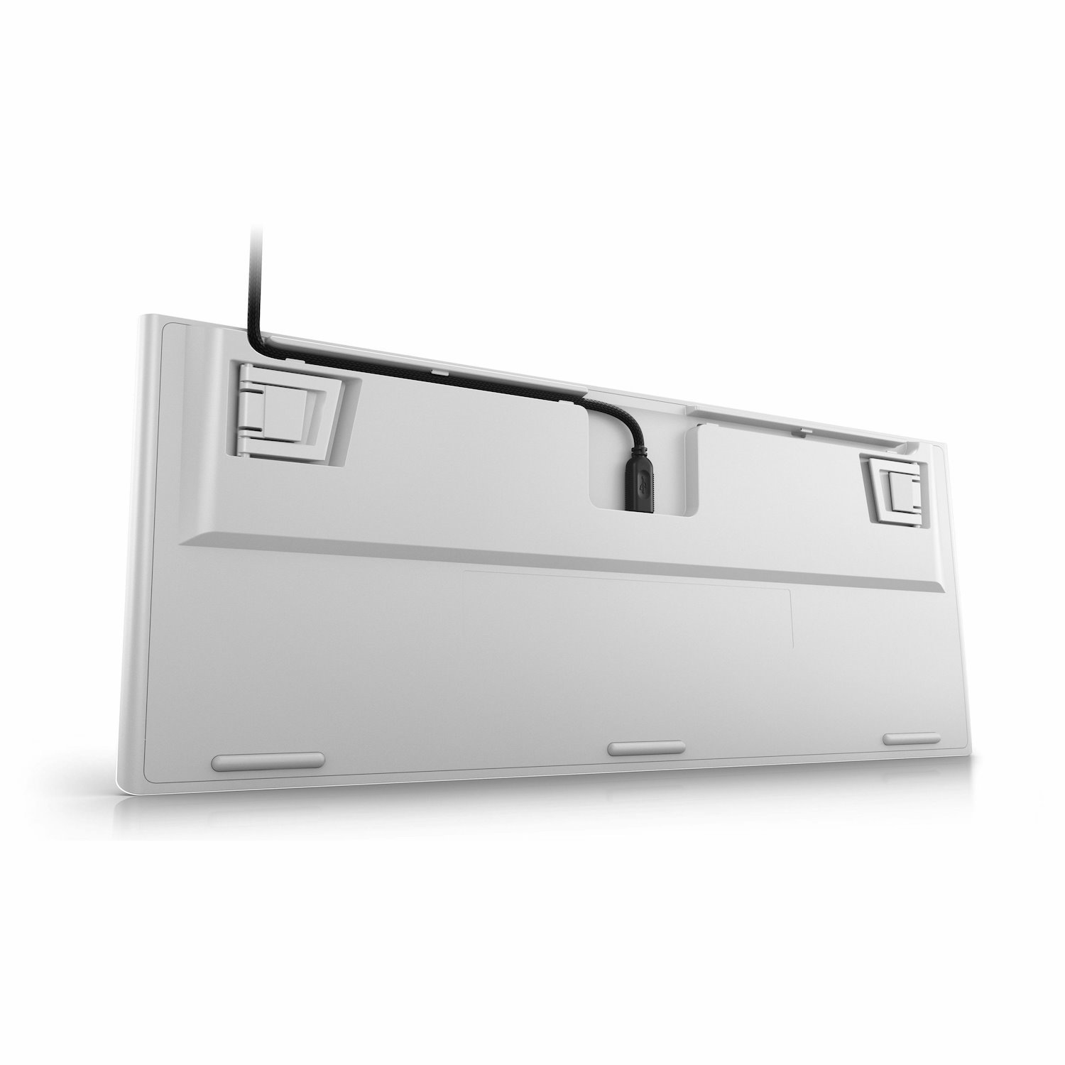 Alienware AW420K Gaming Keyboard - Cable Connectivity - USB Type A Interface - RGB LED - QWERTY Layout - Lunar Light