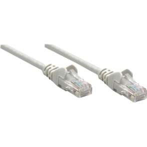 Intellinet Network Patch Cable, Cat6, 1.5m, Grey, CCA, U/UTP, PVC, RJ45, Gold Plated Contacts, Snagless, Booted, Lifetime Warranty, Polybag