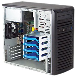 Supermicro SuperServer 5037C-I Server Barebone System - Mid-tower - Socket H2 LGA-1155 - 1 x Processor Support