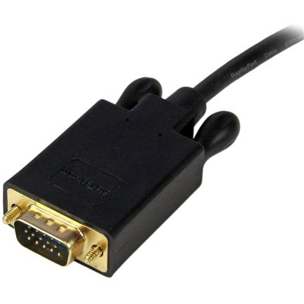 StarTech.com 10 ft DisplayPort&acirc;"¢ to VGA Adapter Converter Cable &acirc;&euro;" DP to VGA 1920x1200 - Black