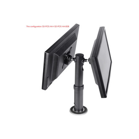 Atdec SD-POS-HA-B2B Mounting Adapter for Flat Panel Display - Black