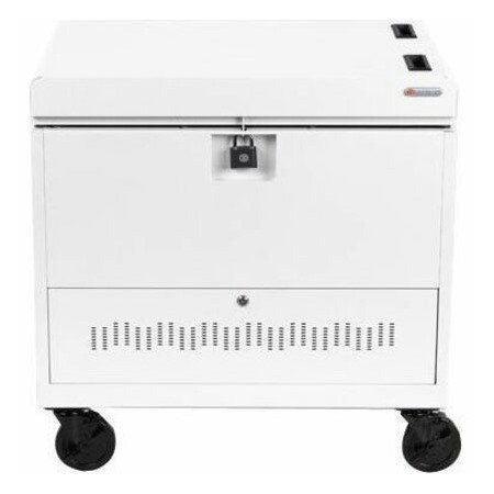 Bretford CUBE Toploader Cart with Caddies Pre-Wired - TVTL30CADUSB