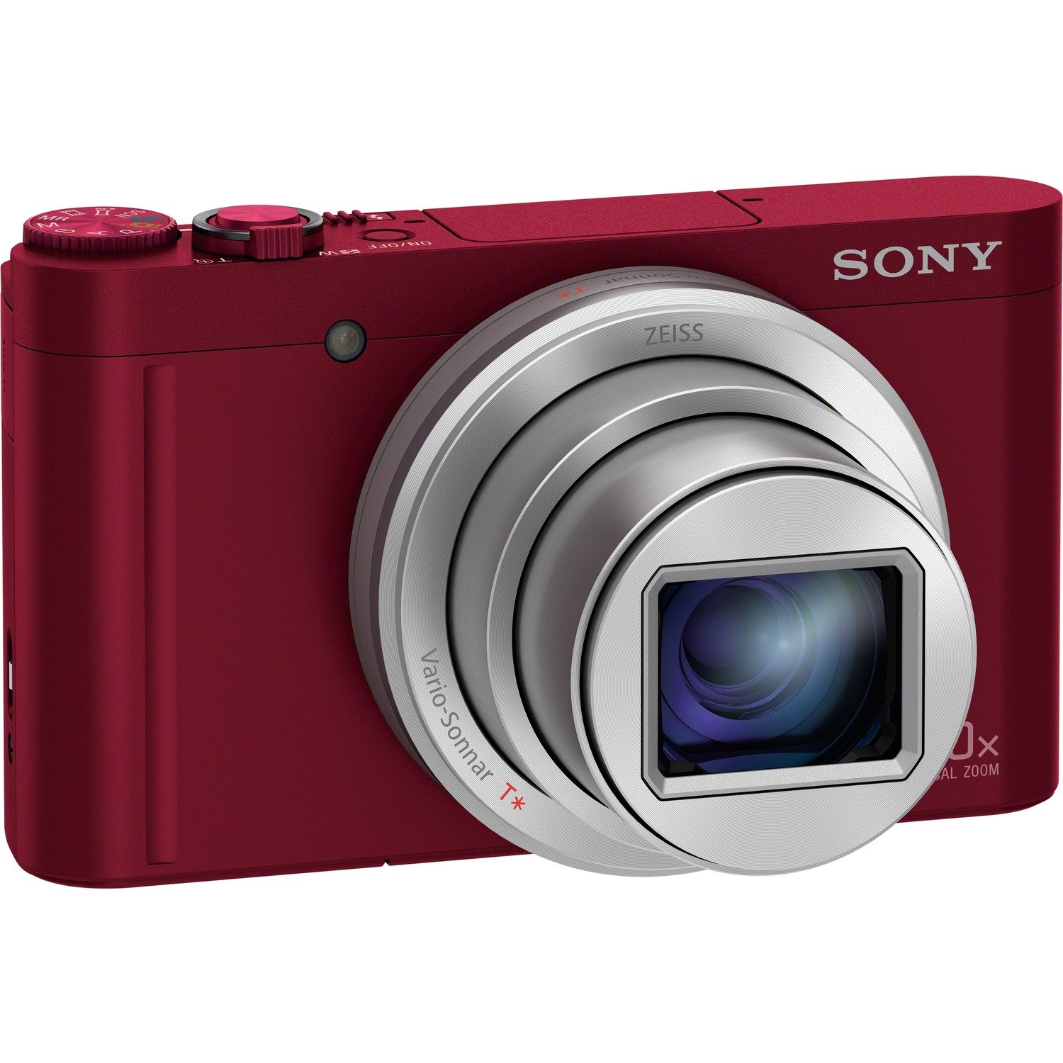 Sony Cyber-shot DSC-WX500 18.2 Megapixel Compact Camera - Red