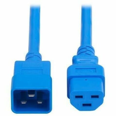 Eaton Tripp Lite Series Power Cord, C20 to C21 - Heavy-Duty, 20A, 250V, 12 AWG, 5 ft. (1.5 m), Blue